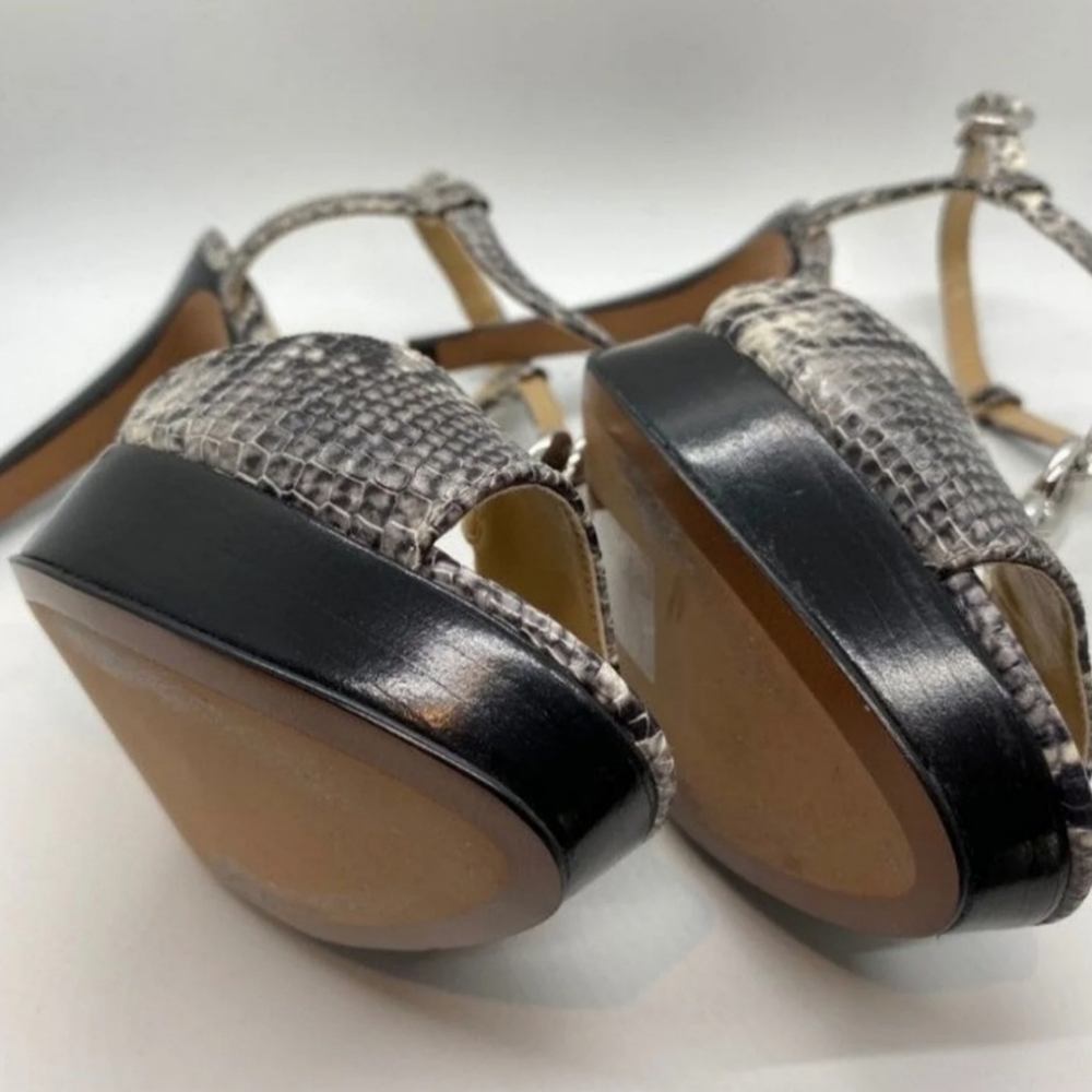 Michael Kors Snake Print Heels - Picture 12 of 12